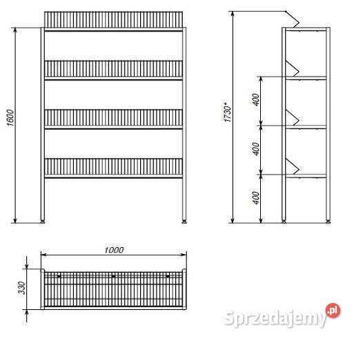 Regał gastronomiczny ociekacz Regał ociekowy Gastronomia Warszawa
