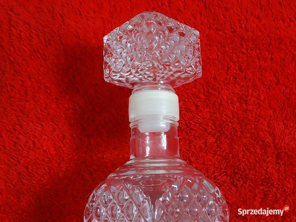 STYLOWA KARAFKA VINTAGE GRUBE SZKŁO RETRO Biłgoraj