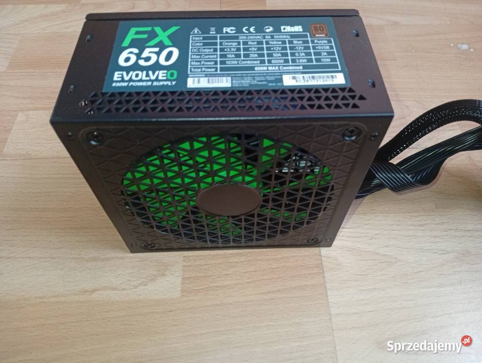 Zasilacz EVOLVEO 650 wat Obudowy i zasilanie Wąbrzeźno