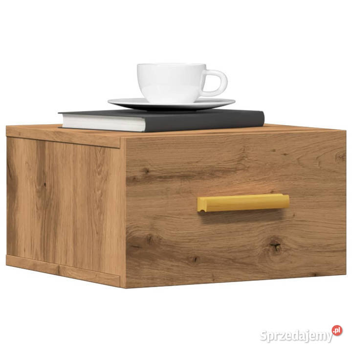Wisząca szafka nocna dąb artisan 35x35x20 Warszawa