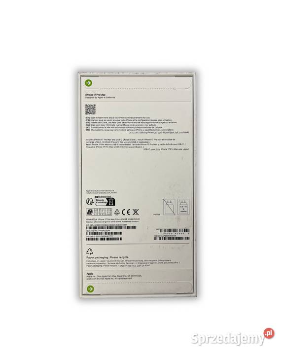 iPhone 17 Pro 256GB NOWY ZAPLOMBOWANY OKAZJA Cmolas