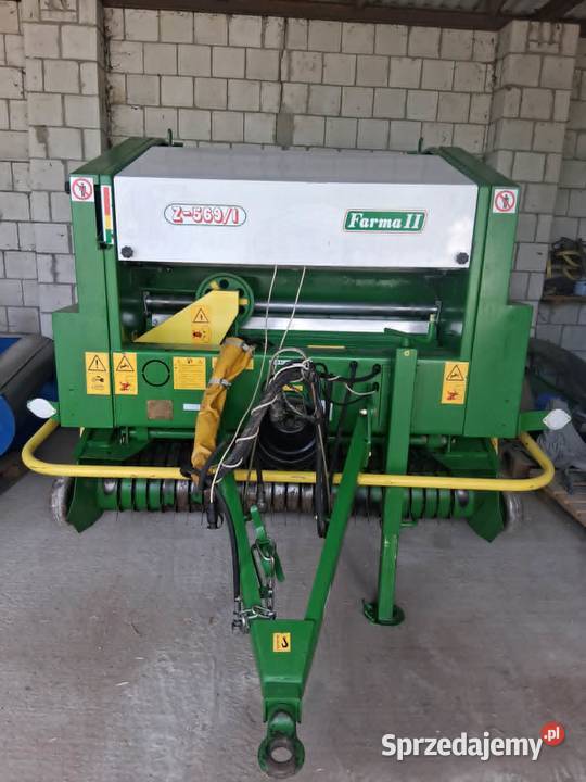 Prasa Sipma Farma II bele baloty słoma mazowieckie Zwoleń