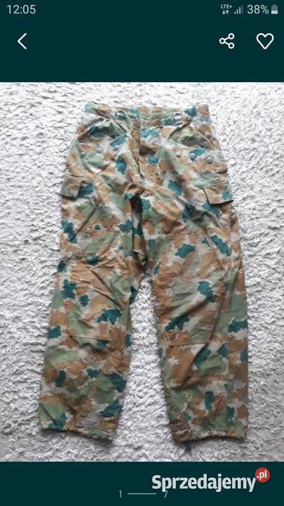 Spodnie NVA blumentam NRD DDR moro niemieckie