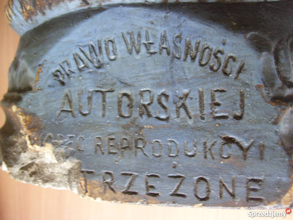 Stara figurka Matki Boskiej XIX Antyki Kraków