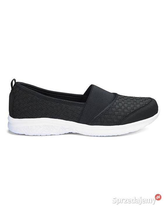 37 Buty sportowe wsuwane czarne tenisówki Szczerbice sprzedam