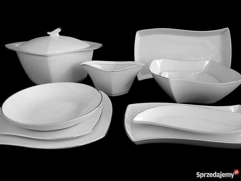 Serwis obiadowy porcelanowy Pluton Tryton