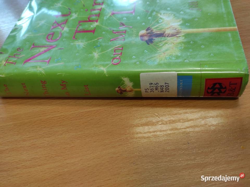 The Next Thing on My List A Novel Jill Smolinski angielski podkarpackie Przeworsk