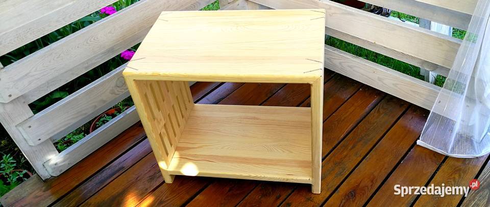 Ława drewniana stolik kawowy ławakostka 30cm Pozostałe Radków