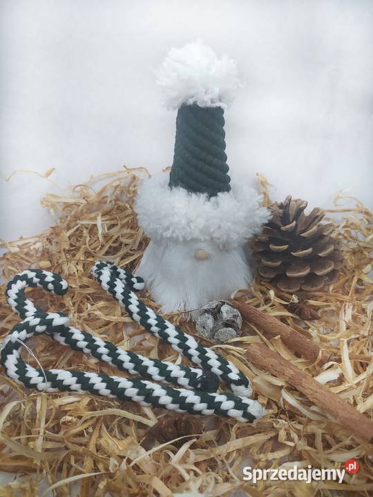 Makrama mikołaje figurki dekoracje wnętrz święta Sędziszów Małopolski sprzedam