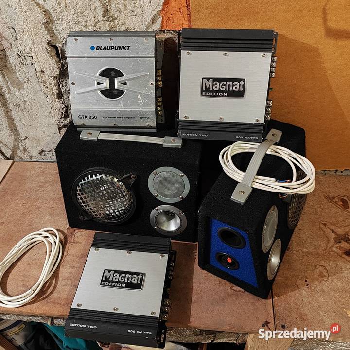 Głośniki wzmacniacz magnat Blaupunkt Car Audio Ilość kanałów 2 Wzmacniacze Lublin