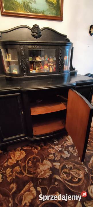 Komplet mebli salonowych dębowych okres Mińsk Mazowiecki