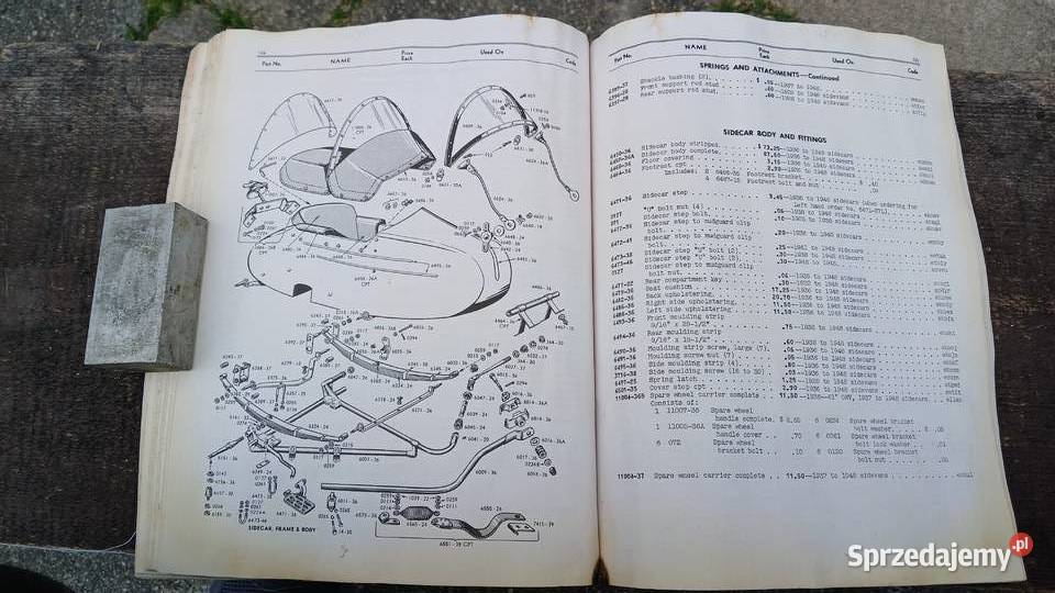 Harley Dawidson Podrecznik czesci dolnośląskie Gryfów Śląski