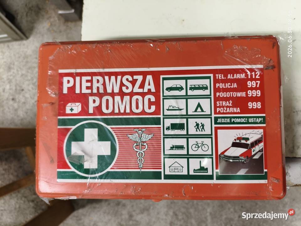 Pomarańczowa apteczka pierwszej pomocy model lubelskie Lublin