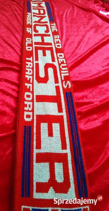 Szalik Manchester United lata 90te 100 Oryg nie Piastów