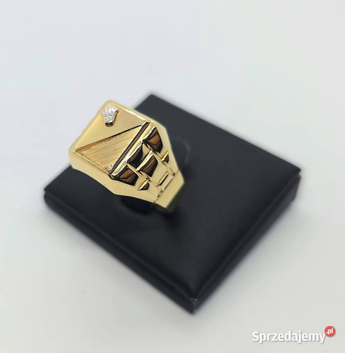 Nowy złoty sygnet próby 585 611g Rozmiar 26 Elbląg