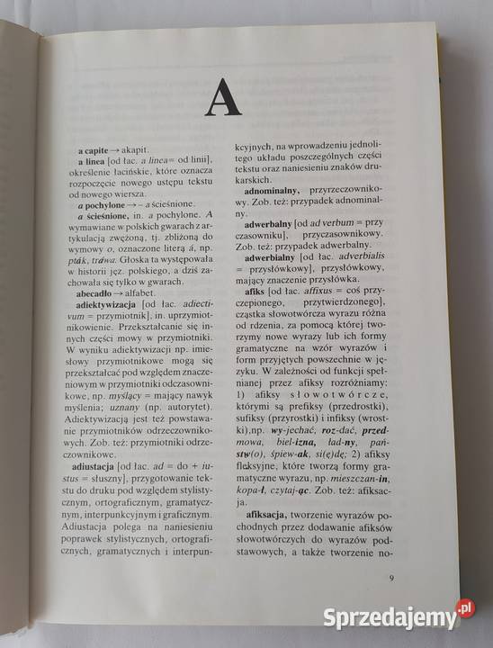 SZKOLNY SŁOWNIK NAUKI O JĘZYKU Jan Malczewski Hajnówka