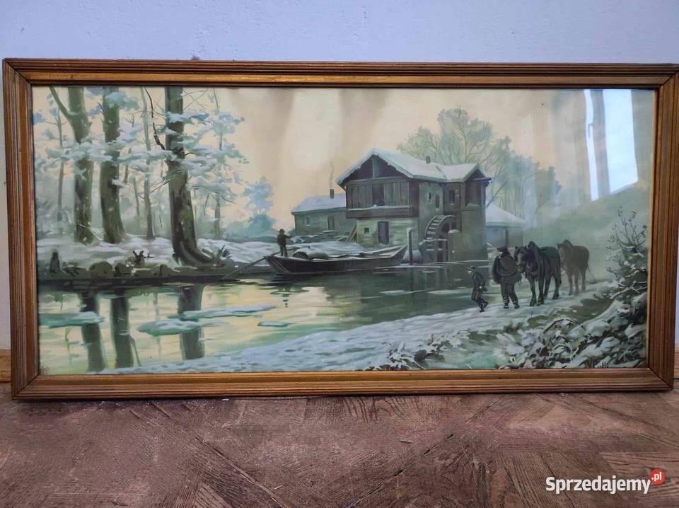 Obraz Młyn 145x50 Warszawa