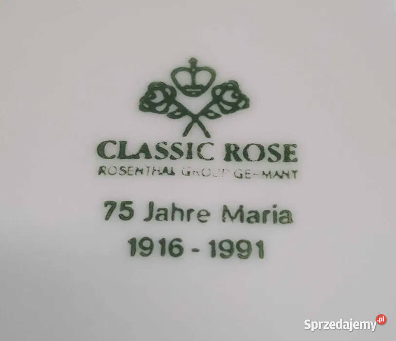 Duże Talerze Rosenthal Biała Maria dużych talerz Miski Rzeszów
