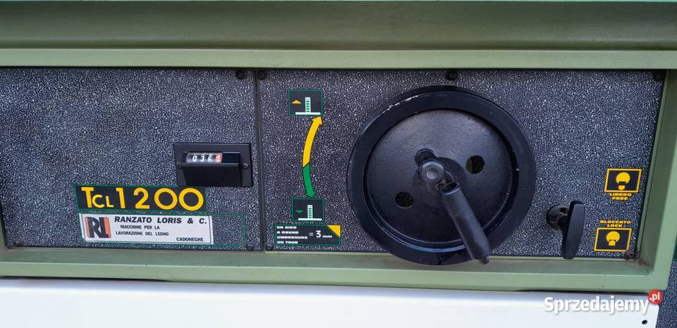 Frezarka dolnowrzecionowa TCL 1200 226 Naprawa
