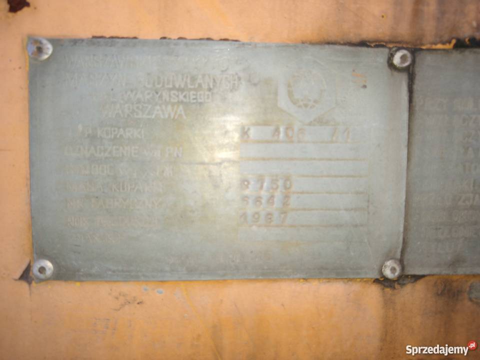 Koparka Waryński sprawna sprzedam Niepołomice