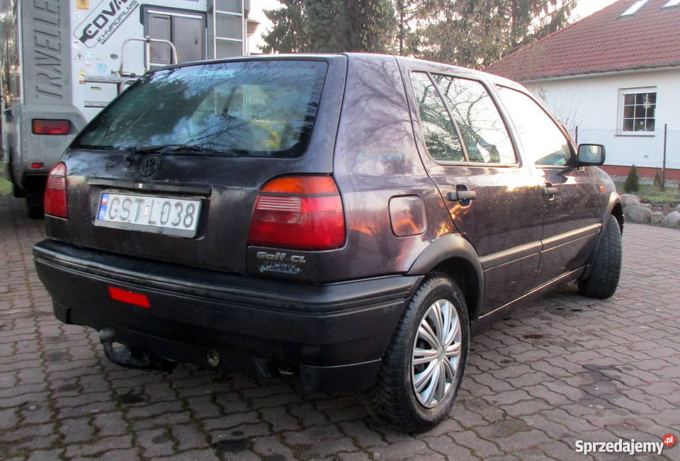 VOLKSWAGEN GOLF 3 III 14 GAZ LPG GAS 1993r Grudziądz