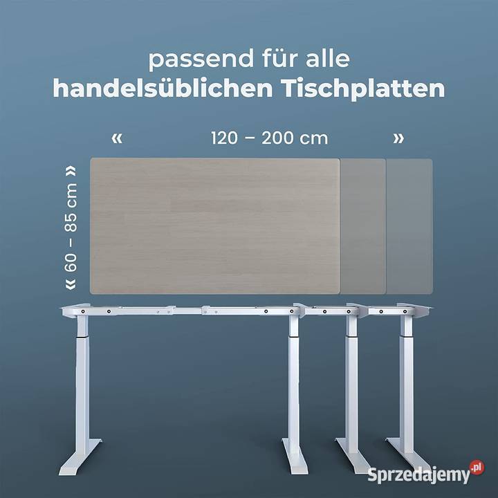 RAMA BIURKA STELAŻ Z REGULACJĄ WYSOKOŚCI VESKA Kalety sprzedam