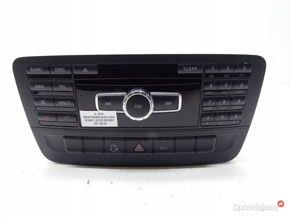 RADIO NAVIGACJA NAVI PANEL A2469009412 MERCEDES Motoryzacja