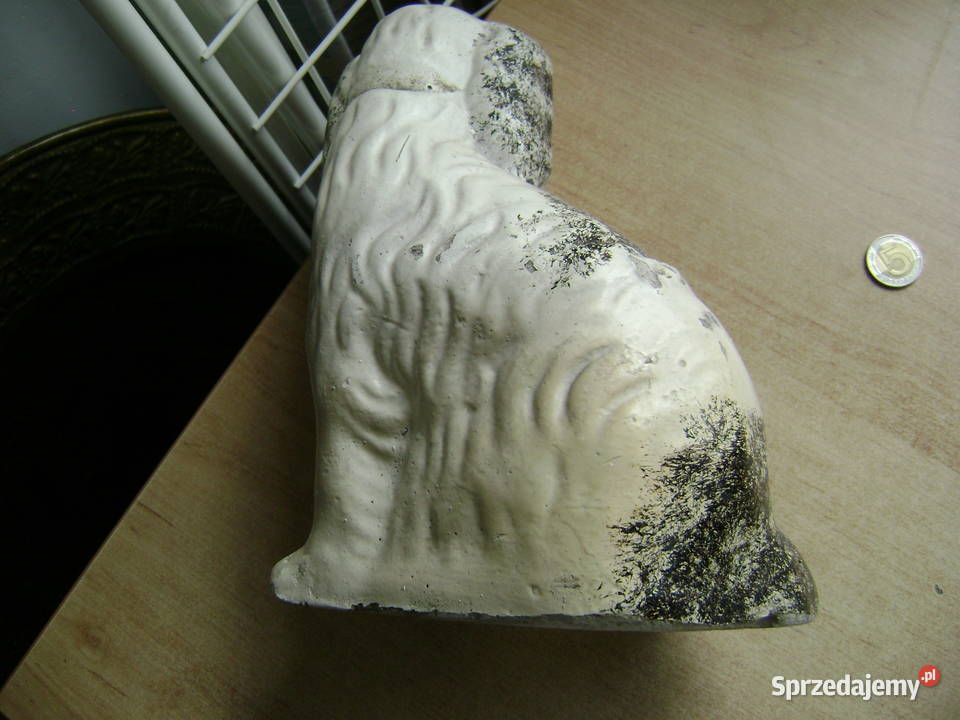 Starocie z PRL PSY Figurka ceramiczna Gdynia