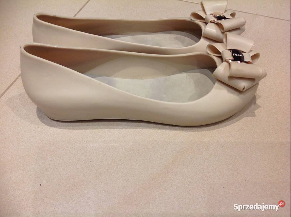 Meliski Gumowe Damskie ANESIA 36 Beżowe Nowa Sól