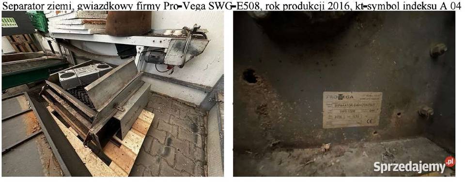 Syndyk sprzeda ruchomości małopolskie Obrażejowice sprzedam