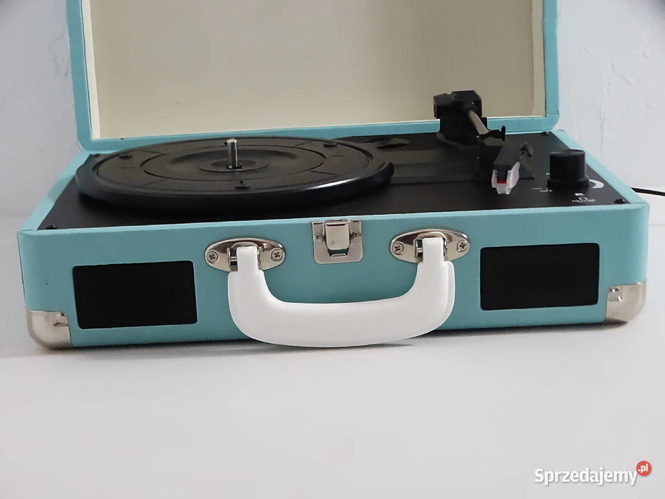 Gramofon walizkowy Denver VPL120 Blue Retro