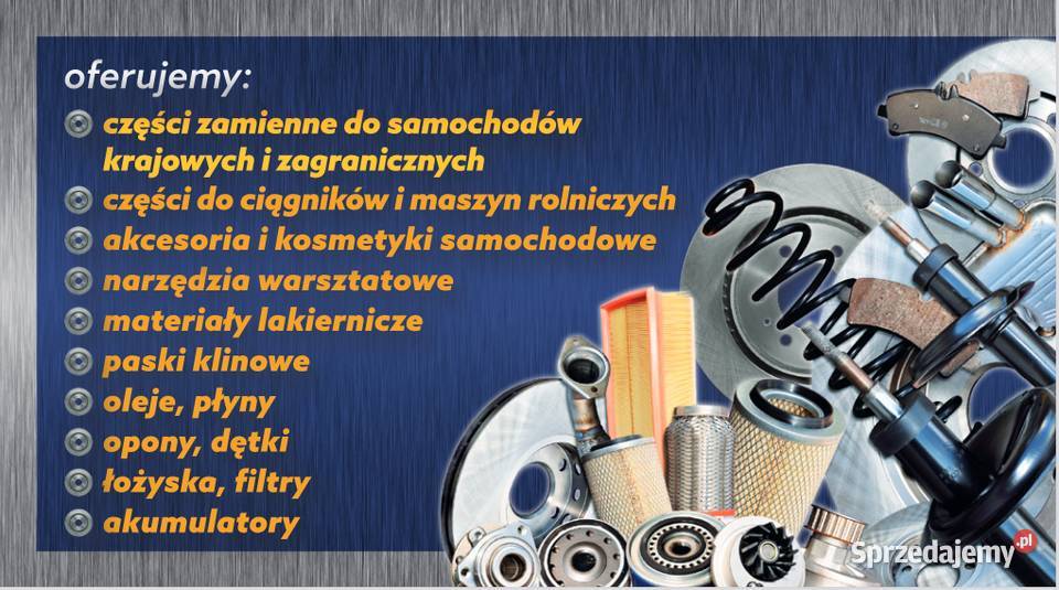 Sprzedaż części do ciągników maszyn rolniczych Radoszyce