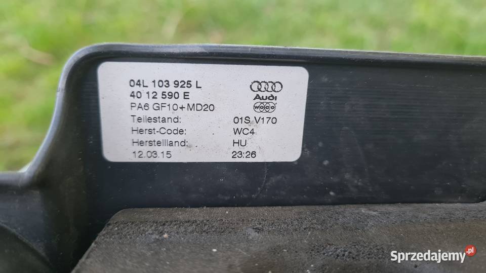 Osłona silnika 20 Tdi euro 6 audi Odolanów sprzedam