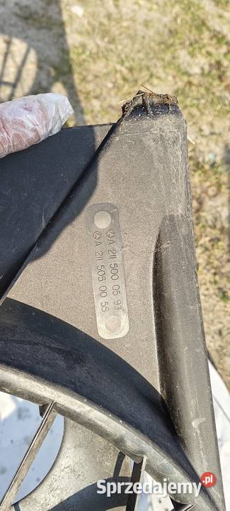 MERCEDES E KLASA W211 WENTYLATOR CHŁODNICY Wentylatory chłodnicy Siechnice sprzedam