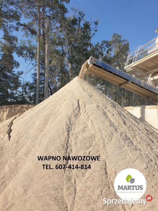 WAPNO NAWOZOWE WĘGLANOWE Z KOPALNI WAPIENIA Wysokie Mazowieckie sprzedam