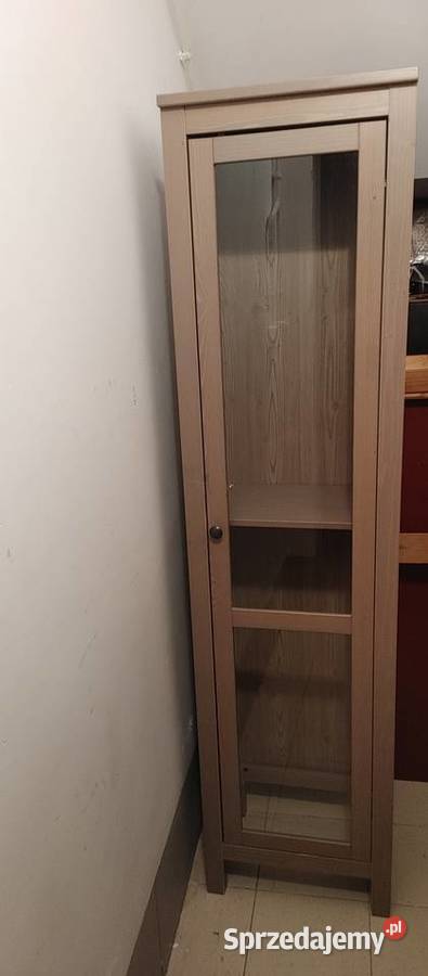 Komoda z drewna IKEA HEMNES witryna regał Warszawa