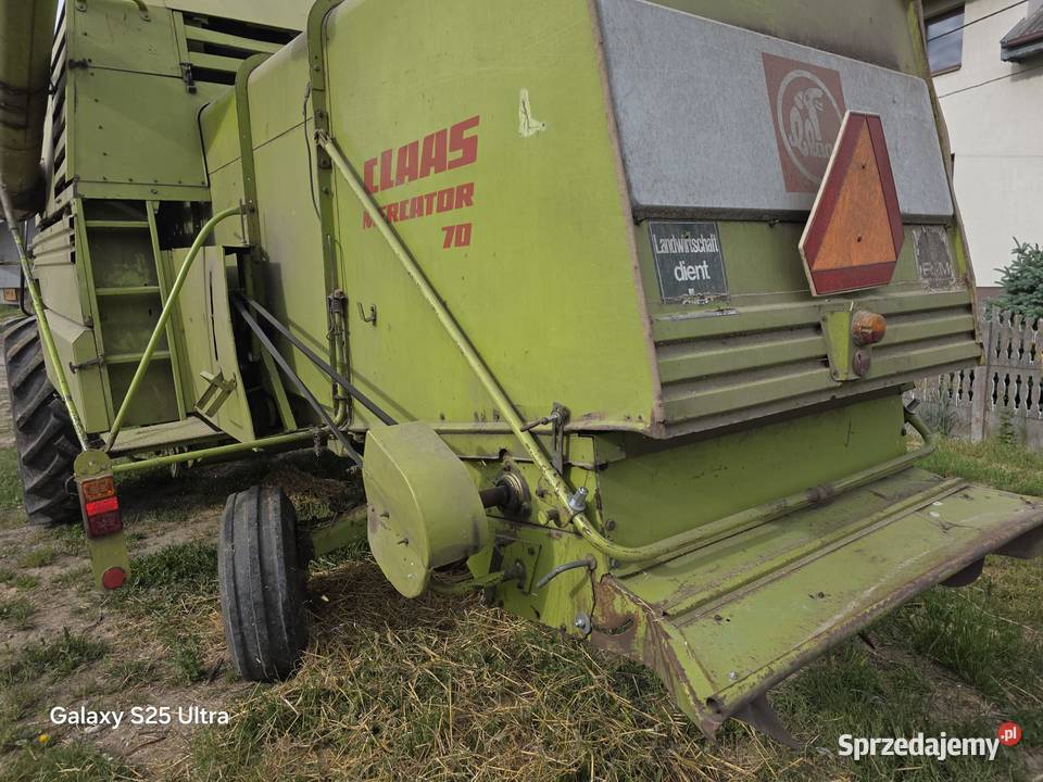Kombajn Claas Mercator 70 36m heder sieczkarnia Majdan Moniacki sprzedam