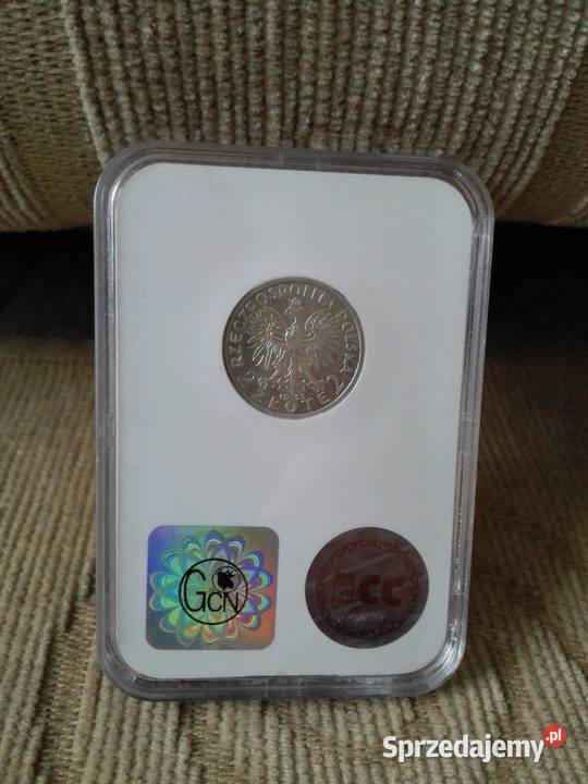 2 Głowa Kobiety 1933 stan menniczy srebro Czersk