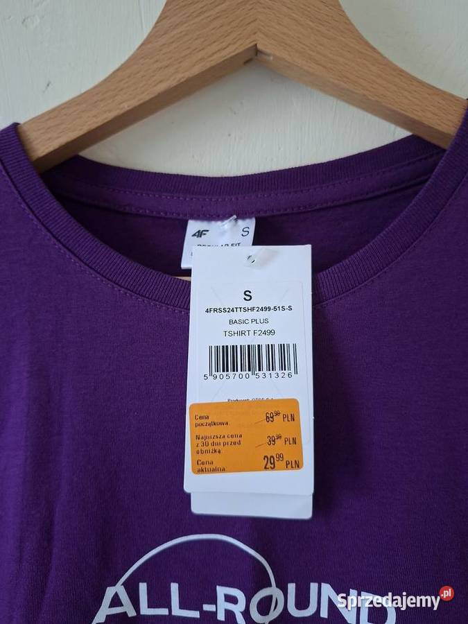 Koszulka tshirt fioletowy mazowieckie Warszawa