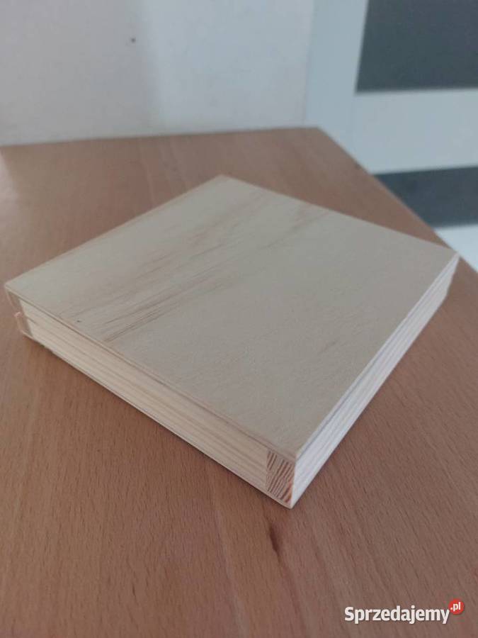 Pudelka drewniane na CD Zaproszenie sprzedam