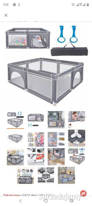 Gupamiga Kojec dzieci do zabawy 120 x 120 x 66 Zawiercie sprzedam