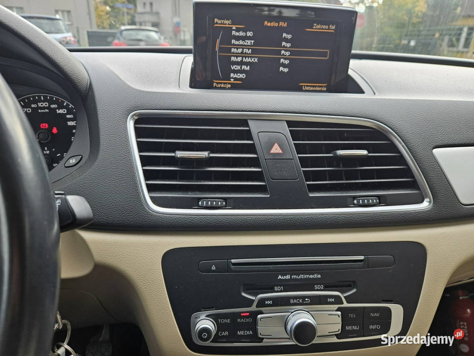 Audi Q3 wymianie rozrządu Nawigacja Podgrzewane brązowy Ruda Śląska sprzedam