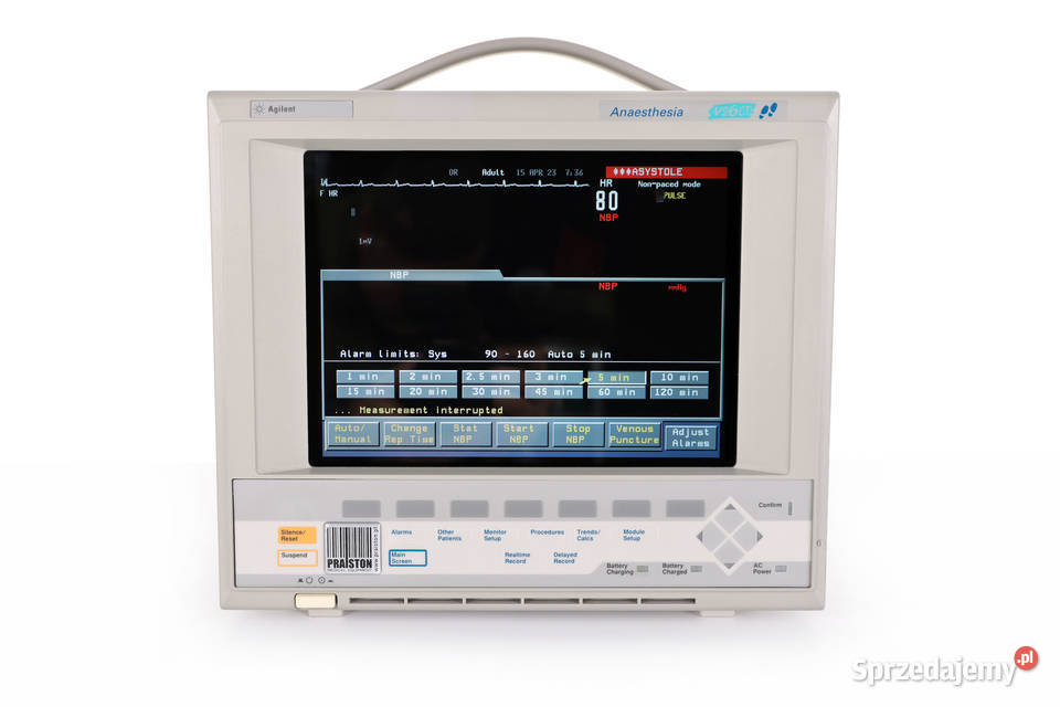 Monitor pacjentakardiomonitor AGILENT V26CT Leszno