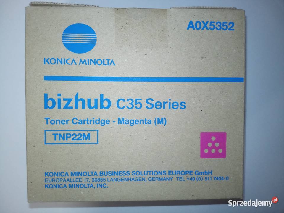 Oryginalny magenda toner TNP22M