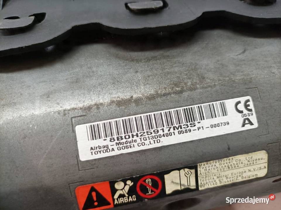 PODUSZKA POWIETRZNA AIRBAG KOLANOWA XW50