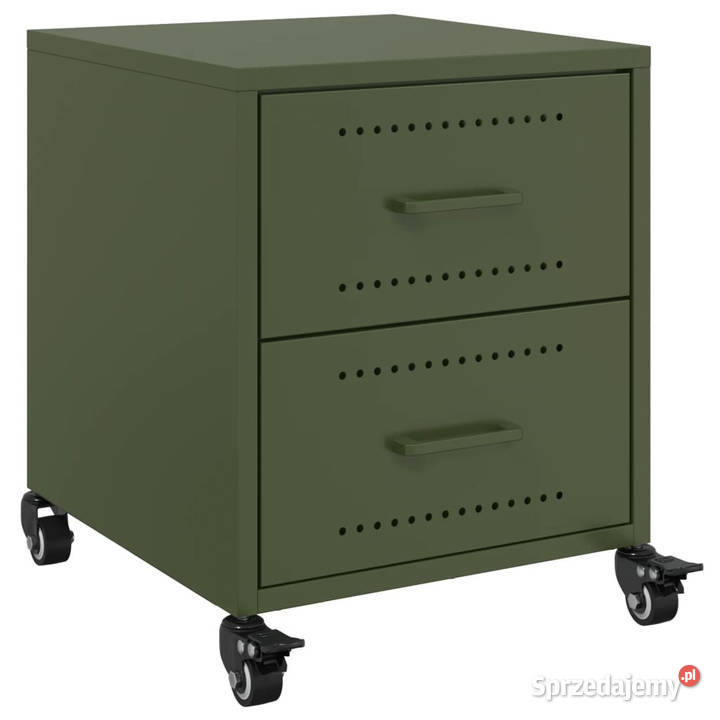 Szafka nocna oliwkowa zieleń 36x39x435 stal Warszawa
