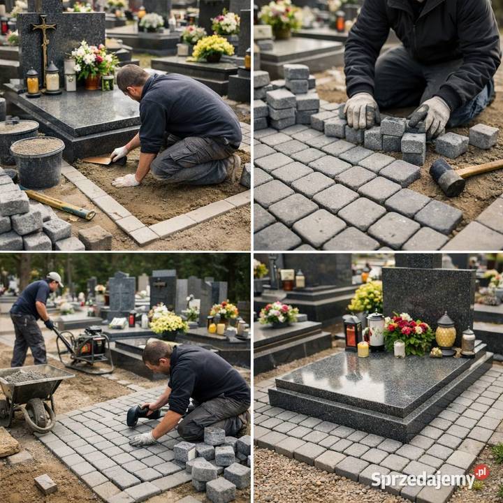 Układanie kostki brukarz usługi cmentarz Wrocław usługi budowlane