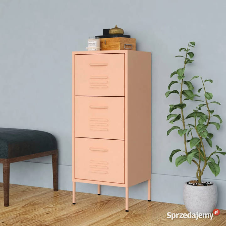 Szafka różowa 425x35x1015 stalowa WM336184 Warszawa
