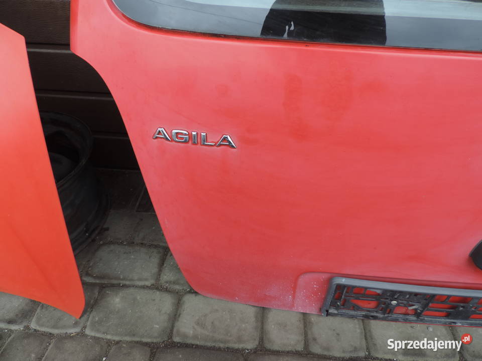 OPEL AGILA KLAPA BAGAŻNIKA TYŁ Y457 Nowy Sącz
