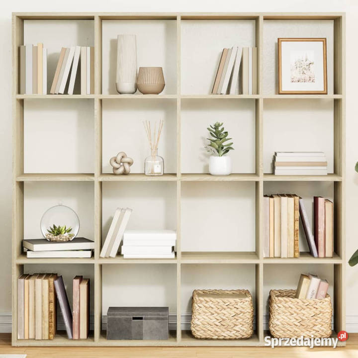 Regał dąb sonoma 1375x29x1375 materiał Regały Warszawa